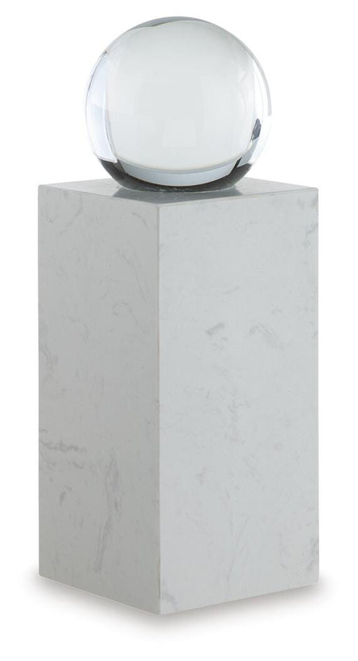 Signature Design Clear/White Sculpture