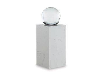Signature Design Clear/White Sculpture
