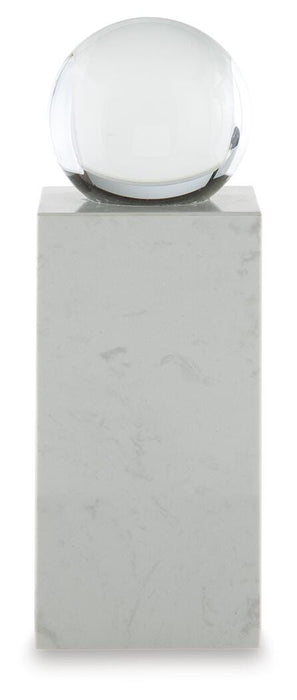 Signature Design Clear/White Sculpture