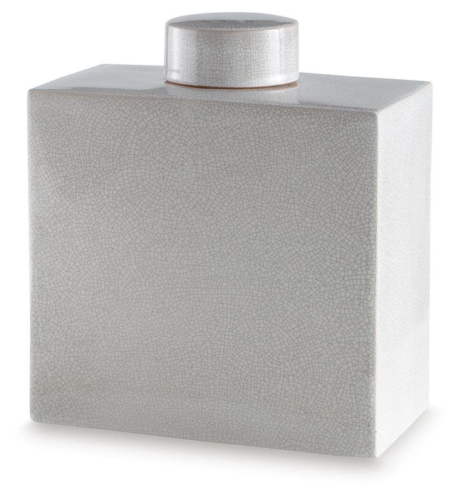 Signature Design Antique White Jar