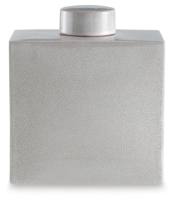 Signature Design Antique White Jar