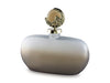 Signature Design Taupe/Gold Finish Jar