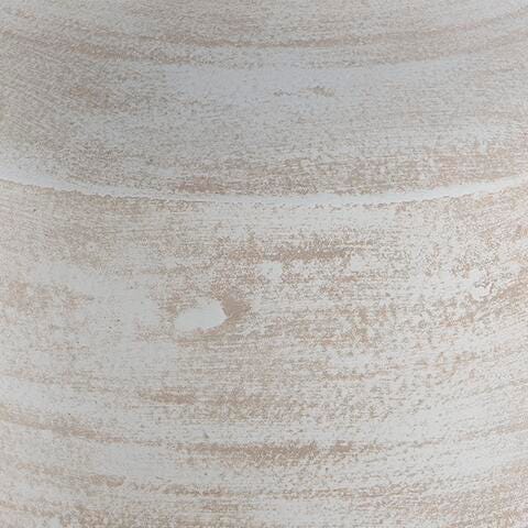 Signature Design Distressed White Vase