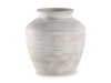 Signature Design Distressed White Vase