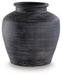 Signature Design Distressed Black Vase