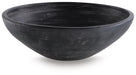 Signature Design Distressed Black Bowl