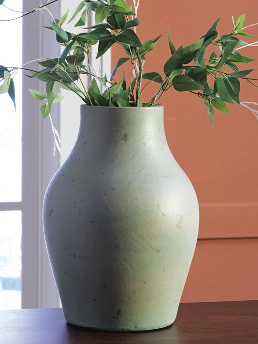 Signature Design Antique Green Vase