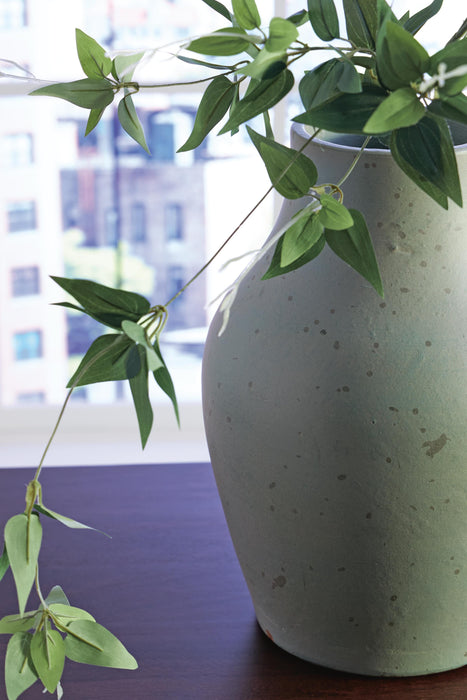 Signature Design Antique Green Vase