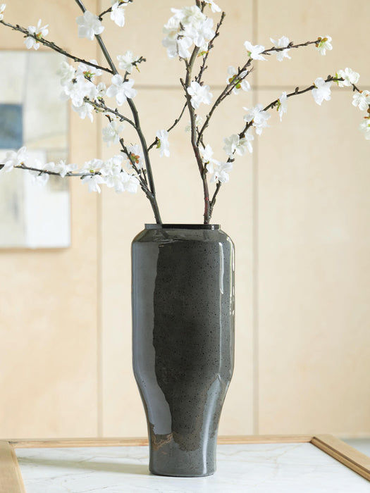 Signature Design Gray/Black Vase