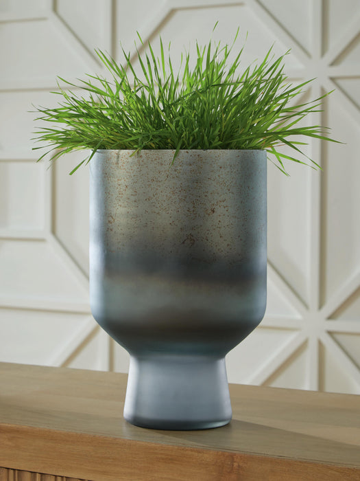 Signature Design Antique Blue Vase