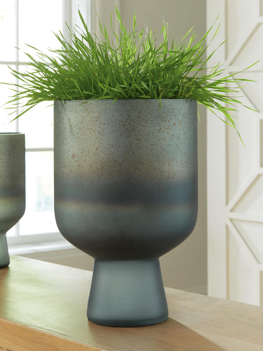 Signature Design Antique Blue Vase