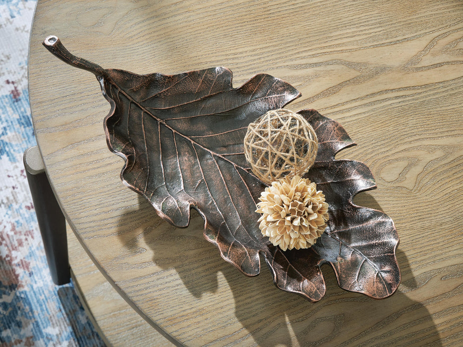Signature Design Antique Copper Finish Sculpture