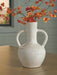 Signature Design White/Black Vase