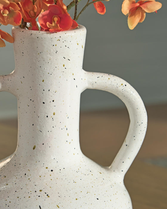 Signature Design White/Black Vase