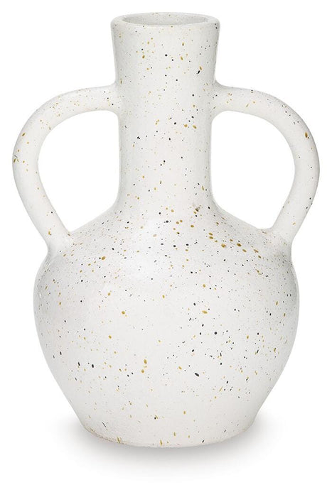 Signature Design White/Black Vase