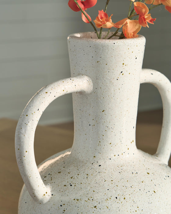 Signature Design White/Black Vase