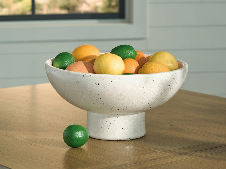 Signature Design White/Black Bowl