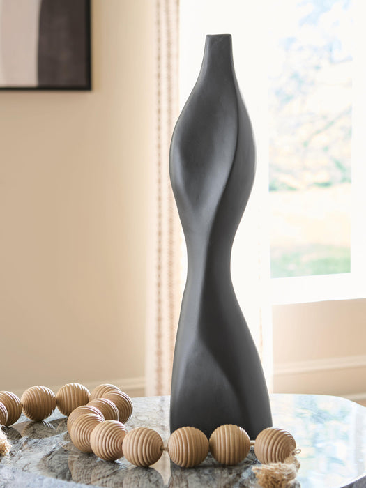 Signature Design Black Vase