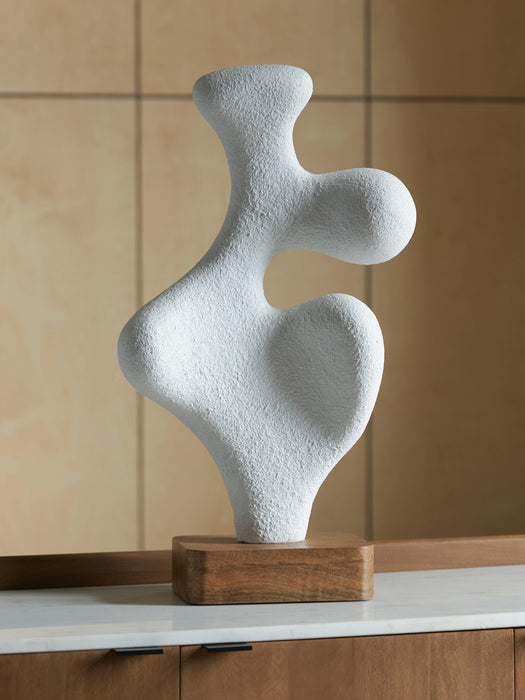 Signature Design White/Brown Sculpture