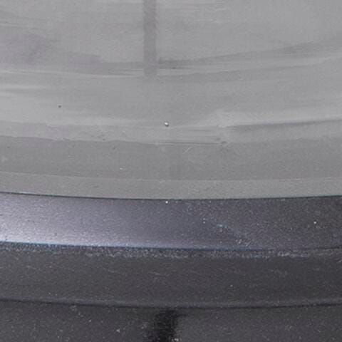 Signature Design Clear/Black Candle Holder