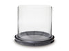 Signature Design Clear/Black Candle Holder