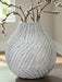 Signature Design Distressed White Vase
