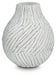 Signature Design Distressed White Vase