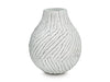 Signature Design Distressed White Vase