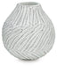 Signature Design Distressed White Vase
