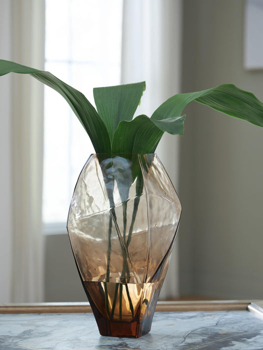 Signature Design Light Brown Vase