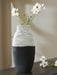 Signature Design Antique White/Black Vase