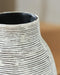 Signature Design Antique White/Black Vase