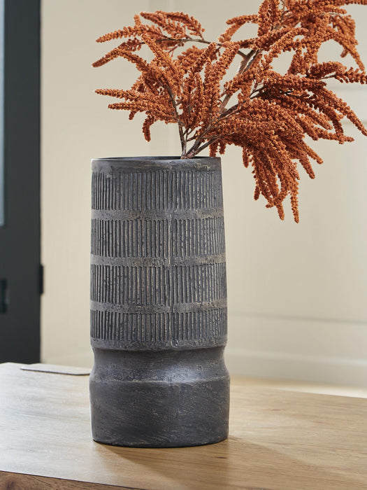 Signature Design Antique Black Vase
