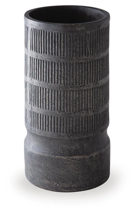 Signature Design Antique Black Vase