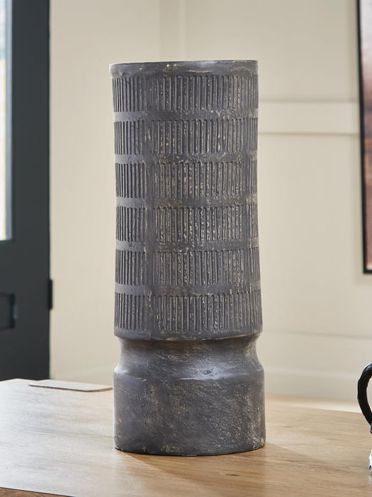 Signature Design Antique Black Vase