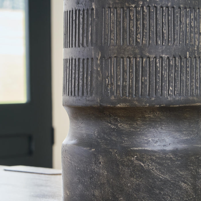 Signature Design Antique Black Vase
