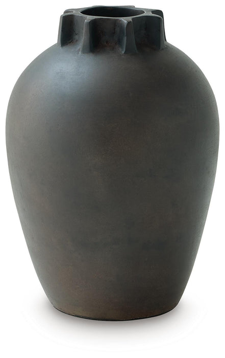 Signature Design Antique Black Vase