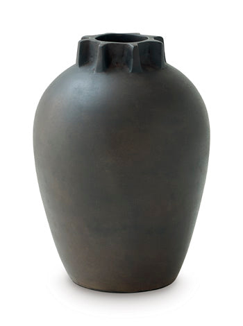 Signature Design Antique Black Vase