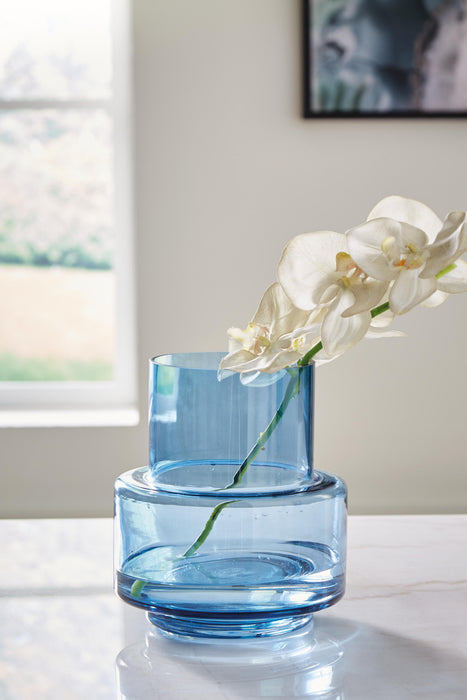 Signature Design Dark Blue I/O Vase