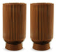Signature Design Burnt Umber I/O Vase (2/CS)