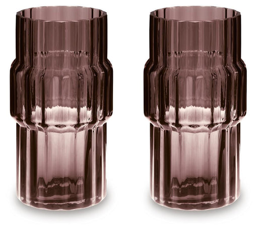 Signature Design Mauve I/O Vase (2/CS)