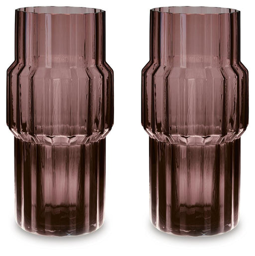 Signature Design Mauve I/O Vase (2/CS)