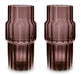 Signature Design Mauve I/O Vase (2/CS)