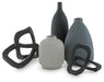 Signature Design Black/Tan/Gray Accessory Set (5/CN)