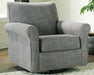 Signature Design Ash Swivel Glider Accent Chair