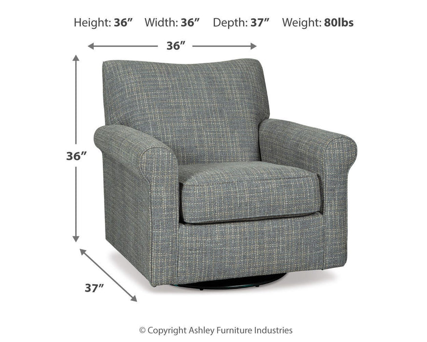 Signature Design Ash Swivel Glider Accent Chair