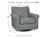 Signature Design Ash Swivel Glider Accent Chair