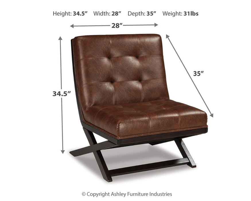 Signature Design Brown Accent Chair