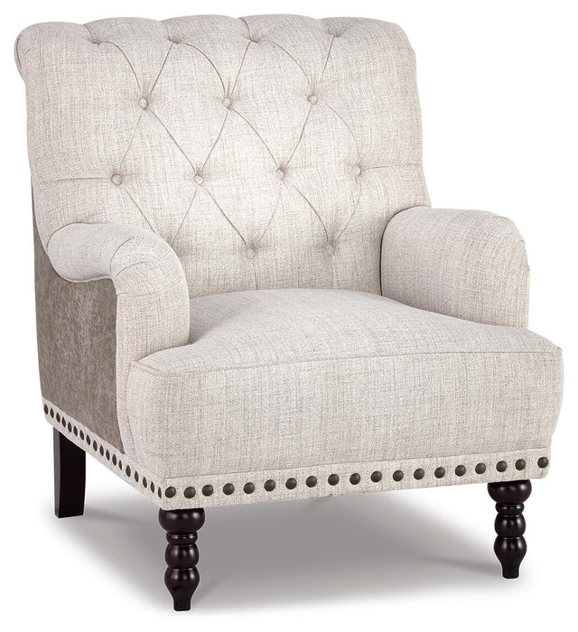 Signature Design Ivory/Taupe Accent Chair