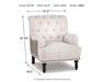 Signature Design Ivory/Taupe Accent Chair